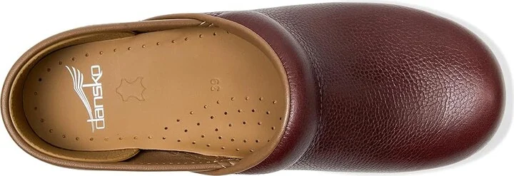 Dansko Professional Women's Clog Shoes Cordovan Milled : EU 38 (US Men's 4.5-5 - Women's 7.5-8) Regular, Leather/Synthetic - Image 2