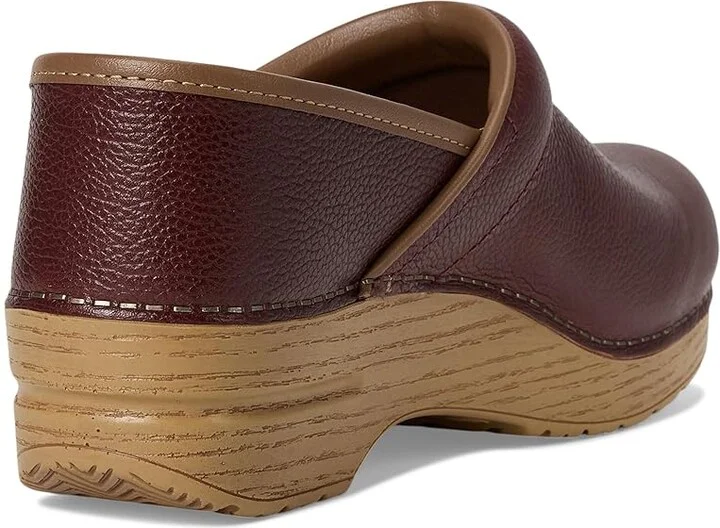 Dansko Professional Women's Clog Shoes Cordovan Milled : EU 38 (US Men's 4.5-5 - Women's 7.5-8) Regular, Leather/Synthetic - Image 4
