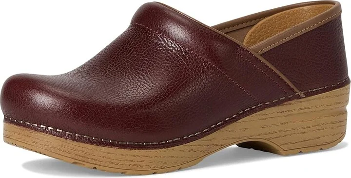 Dansko Professional Women's Clog Shoes Cordovan Milled : EU 38 (US Men's 4.5-5 - Women's 7.5-8) Regular, Leather/Synthetic - Image 5