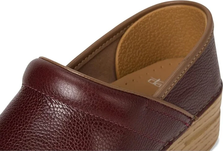 Dansko Professional Women's Clog Shoes Cordovan Milled : EU 38 (US Men's 4.5-5 - Women's 7.5-8) Regular, Leather/Synthetic - Image 7