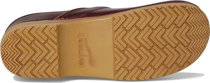 Dansko Professional Women's Clog Shoes Cordovan Milled : EU 38 (US Men's 4.5-5 - Women's 7.5-8) Regular, Leather/Synthetic - Image 9
