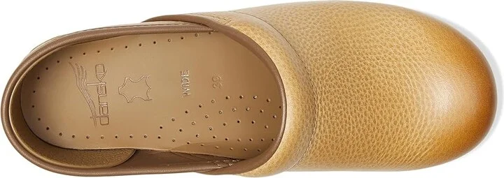 Dansko Professional Women's Clog Shoes Honey Distressed : EU 36 (US Women's 5.5-6) Regular, Leather - Image 2