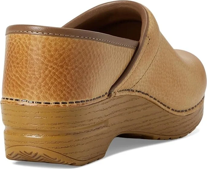 Dansko Professional Women's Clog Shoes Honey Distressed : EU 36 (US Women's 5.5-6) Regular, Leather - Image 4