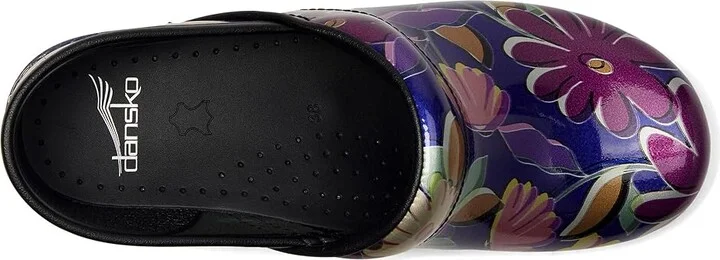 Dansko Professional Women's Clog Shoes Indigo : EU 37 (US Women's 6.5-7) Regular, Leather - Image 2