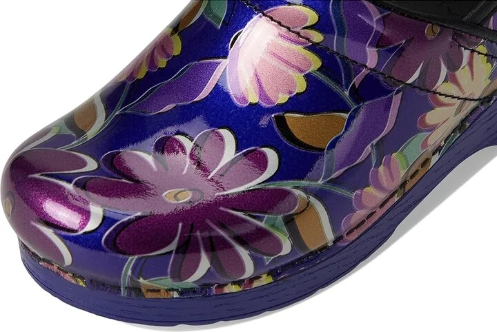 Dansko Professional Women's Clog Shoes Indigo : EU 37 (US Women's 6.5-7) Regular, Leather - Image 7