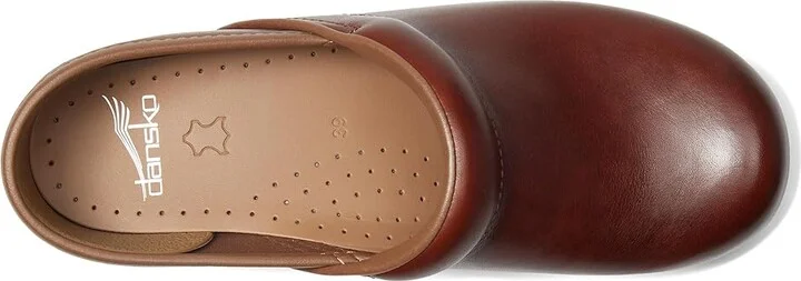 Dansko Professional Women's Clog Shoes Saddle Full Grain : EU 36 (US Women's 5.5-6) Regular, Leather - Image 2