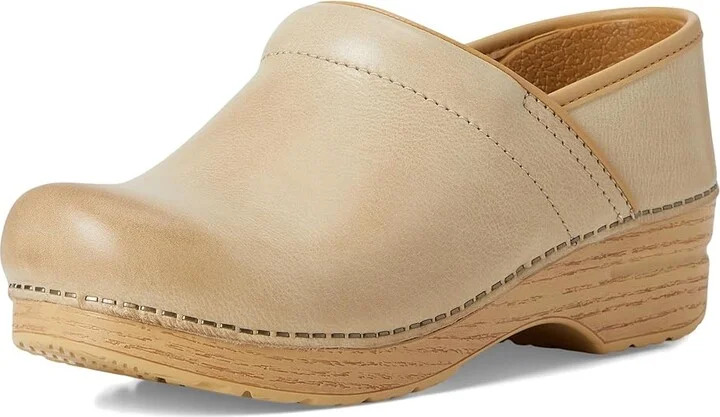 Dansko Professional Women's Clog Shoes Sand Milled Burnished : EU 36 (US Women's 5.5-6) Regular, Leather/Synthetic - Image 5