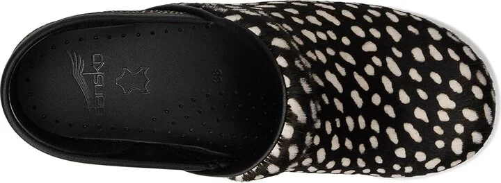 Dansko Professional Women's Clog Shoes Spotted Haircalf : EU 42 (US Women's 11.5-12) Regular, Leather - Image 2