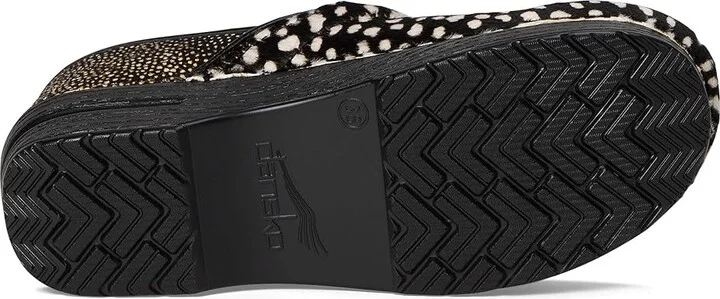 Dansko Professional Women's Clog Shoes Spotted Haircalf : EU 42 (US Women's 11.5-12) Regular, Leather - Image 3