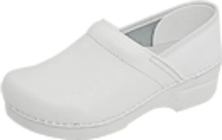 Dansko Professional Women's Clog Shoes White Box : EU 35 (US Women's 4.5-5) Regular, Leather/Synthetic - Image 2