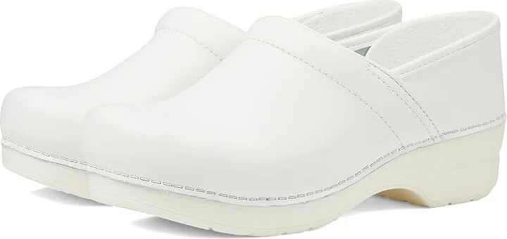 Dansko Professional Women's Clog Shoes White Box : EU 35 (US Women's 4.5-5) Regular, Leather/Synthetic