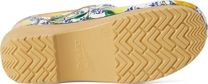 Dansko Professional Women's Clog Shoes Yellow : EU 37 (US Women's 6.5-7) Regular, Leather - Image 3