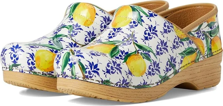 Dansko Professional Women's Clog Shoes Yellow : EU 37 (US Women's 6.5-7) Regular, Leather