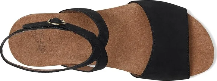 Dansko Rafferty Women's Sandals Black : EU 39 (US Women's 8.5-9) Regular, Leather/Rubber/Suede - Image 2