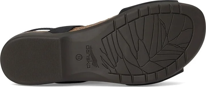 Dansko Rafferty Women's Sandals Black : EU 39 (US Women's 8.5-9) Regular, Leather/Rubber/Suede - Image 3