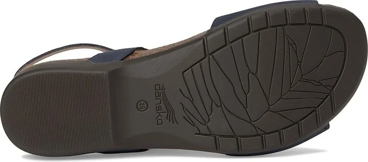 Dansko Rafferty Women's Sandals Navy : EU 37 (US Women's 6.5-7) Regular, Leather/Rubber/Suede - Image 3