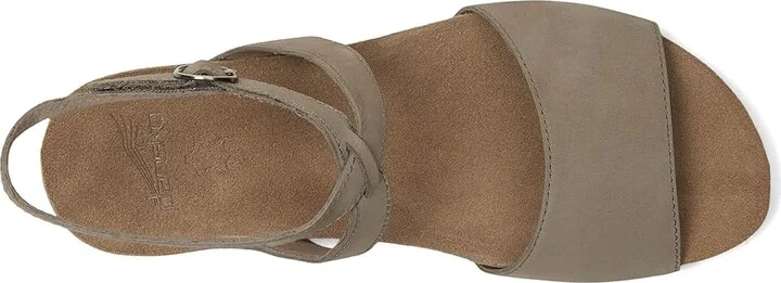 Dansko Rafferty Women's Sandals Taupe : EU 37 (US Women's 6.5-7) Regular, Leather/Rubber/Suede - Image 2