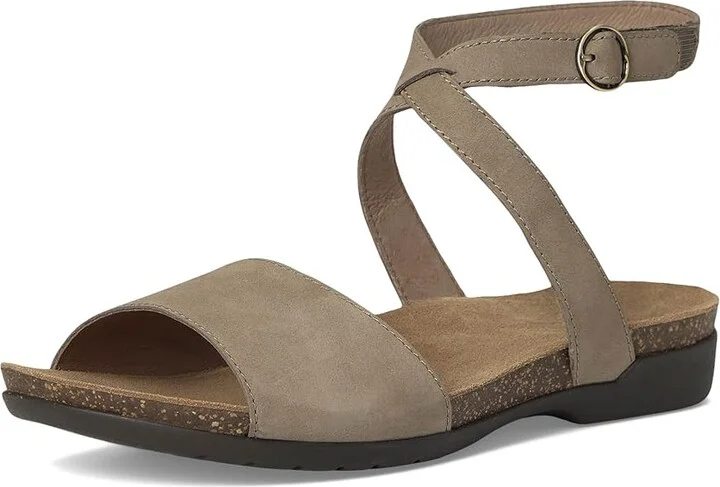 Dansko Rafferty Women's Sandals Taupe : EU 37 (US Women's 6.5-7) Regular, Leather/Rubber/Suede - Image 5