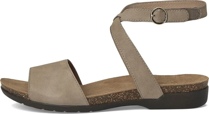 Dansko Rafferty Women's Sandals Taupe : EU 37 (US Women's 6.5-7) Regular, Leather/Rubber/Suede - Image 6
