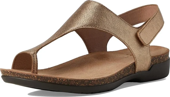 Dansko Reece Women's Sandals Bronze : EU 38 (US Women's 7.5-8) Regular, Suede - Image 5