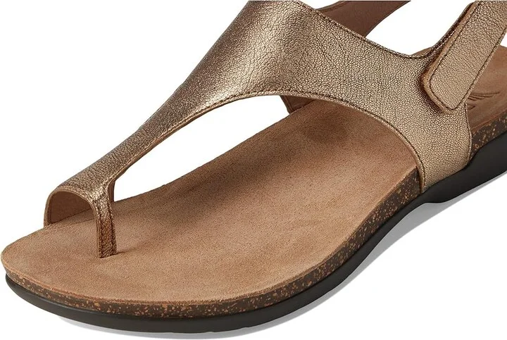 Dansko Reece Women's Sandals Bronze : EU 38 (US Women's 7.5-8) Regular, Suede - Image 7