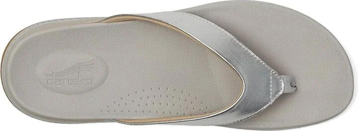 Dansko Rosemary Women's Sandals Silver : EU 37 (US Women's 6.5-7) Regular, Leather - Image 2