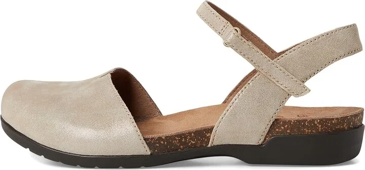 Dansko Rowan Women's Shoes Beige Sparkle Suede : EU 42 (US Women's 11.5-12) Regular, Nubuck/Leather - Image 6