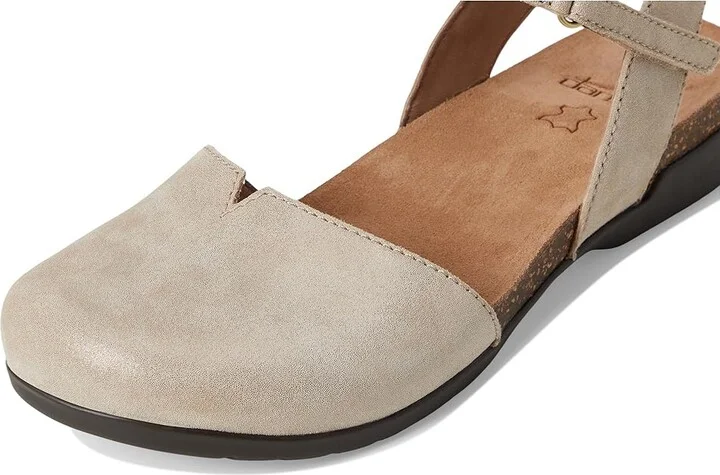 Dansko Rowan Women's Shoes Beige Sparkle Suede : EU 42 (US Women's 11.5-12) Regular, Nubuck/Leather - Image 7