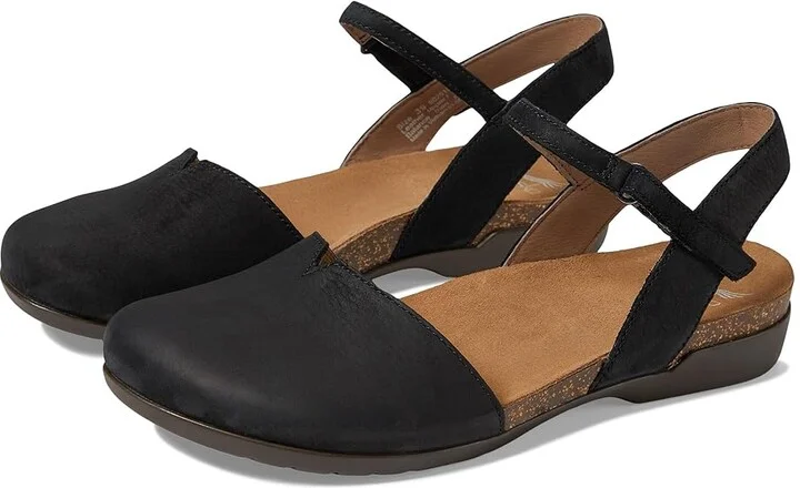 Dansko Rowan Women's Shoes Black Nubuck : EU 36 (US Women's 5.5-6) Regular, Nubuck/Leather