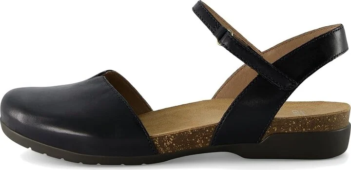 Dansko Rowan Women's Shoes Black Waxy Burnished : EU 41 (US Women's 10.5-11) Regular, Leather - Image 6