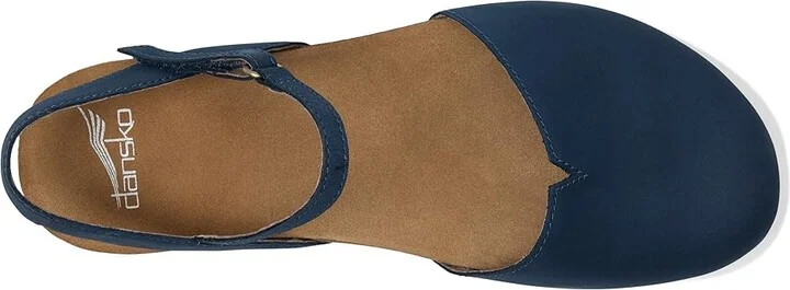 Dansko Rowan Women's Shoes Navy Milled Nubuck : EU 37 (US Women's 6.5-7) Regular, Nubuck/Leather - Image 2