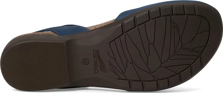 Dansko Rowan Women's Shoes Navy Milled Nubuck : EU 37 (US Women's 6.5-7) Regular, Nubuck/Leather - Image 3