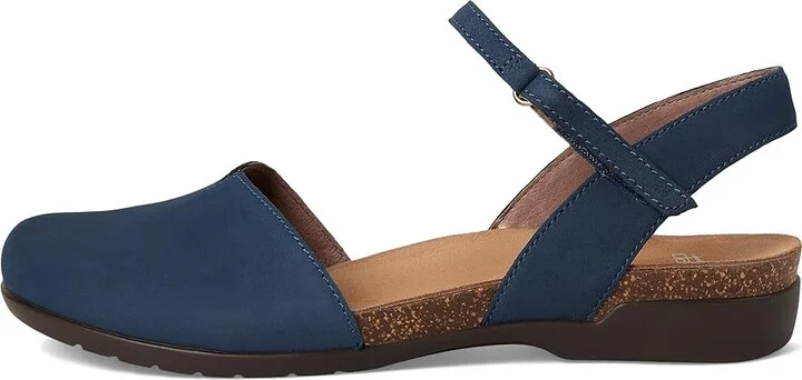 Dansko Rowan Women's Shoes Navy Milled Nubuck : EU 37 (US Women's 6.5-7) Regular, Nubuck/Leather - Image 6