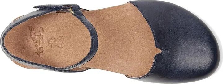 Dansko Rowan Women's Shoes Navy Waxy Burnished : EU 40 (US Women's 9.5-10) Regular, Nubuck/Leather - Image 2