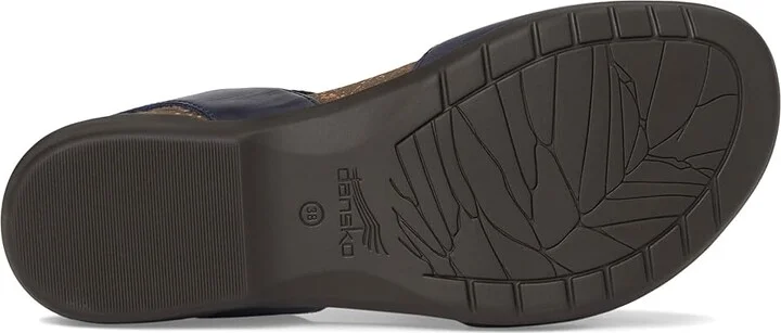 Dansko Rowan Women's Shoes Navy Waxy Burnished : EU 40 (US Women's 9.5-10) Regular, Nubuck/Leather - Image 3