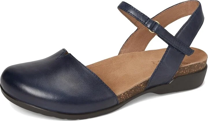 Dansko Rowan Women's Shoes Navy Waxy Burnished : EU 40 (US Women's 9.5-10) Regular, Nubuck/Leather - Image 5