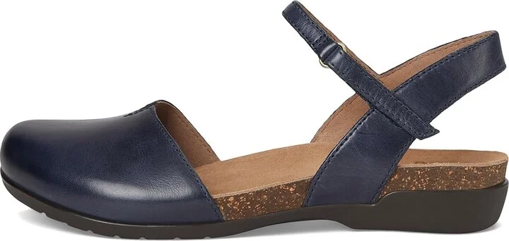 Dansko Rowan Women's Shoes Navy Waxy Burnished : EU 40 (US Women's 9.5-10) Regular, Nubuck/Leather - Image 6