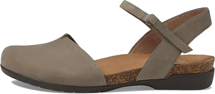 Dansko Rowan Women's Shoes Tauped Milled : EU 38 (US Women's 7.5-8) Regular, Nubuck/Leather - Image 5