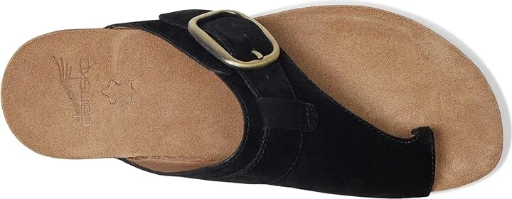Dansko Rylee Women's Sandals Black : EU 37 (US Women's 6.5-7) Regular, Suede - Image 2