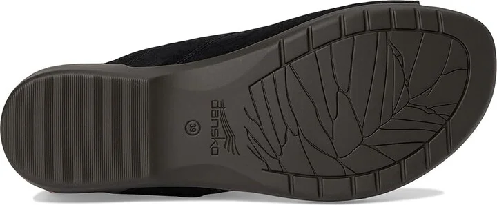 Dansko Rylee Women's Sandals Black : EU 37 (US Women's 6.5-7) Regular, Suede - Image 3