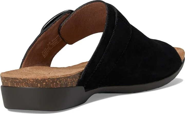 Dansko Rylee Women's Sandals Black : EU 37 (US Women's 6.5-7) Regular, Suede - Image 4