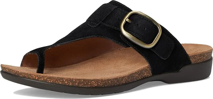 Dansko Rylee Women's Sandals Black : EU 37 (US Women's 6.5-7) Regular, Suede - Image 5