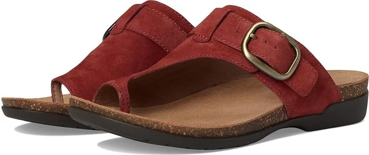 Dansko Rylee Women's Sandals Cayenne : EU 41 (US Women's 10.5-11) Regular, Suede