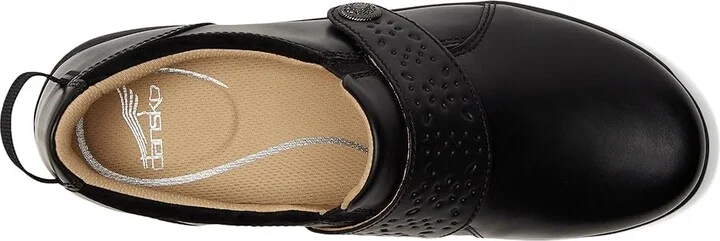 Dansko Sallie Women's Shoes Black Waxy Burnished : EU 39 (US Women's 8.5-9) Wide, Leather - Image 2