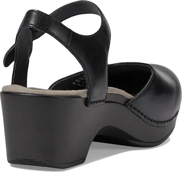 Dansko Sam Women's 1-2 inch heel Shoes Black : EU 38 (US Women's 7.5-8) Regular, Leather - Image 5