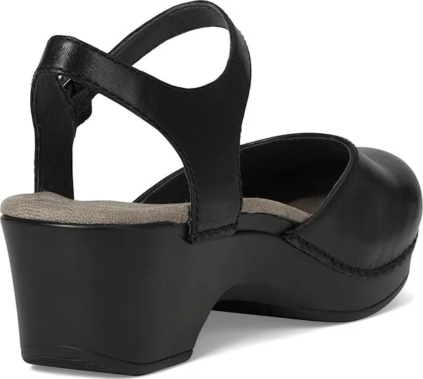 Dansko Sam Women's 1-2 inch heel Shoes Black Leather : EU 36 (US Women's 5.5-6) Regular - Image 4