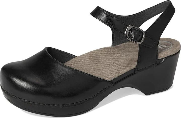Dansko Sam Women's 1-2 inch heel Shoes Black Leather : EU 36 (US Women's 5.5-6) Regular - Image 5