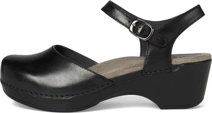 Dansko Sam Women's 1-2 inch heel Shoes Black Leather : EU 36 (US Women's 5.5-6) Regular - Image 6