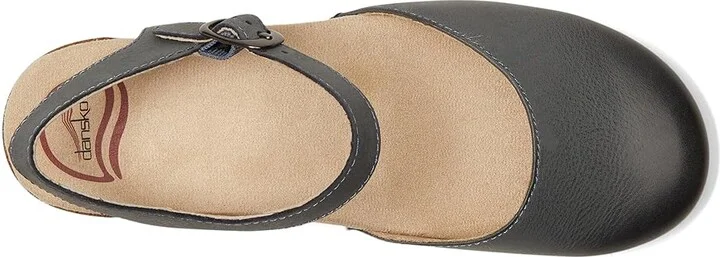 Dansko Sam Women's 1-2 inch heel Shoes Denim Burnished Nubuck : EU 36 (US Women's 5.5-6) Regular, Leather - Image 2