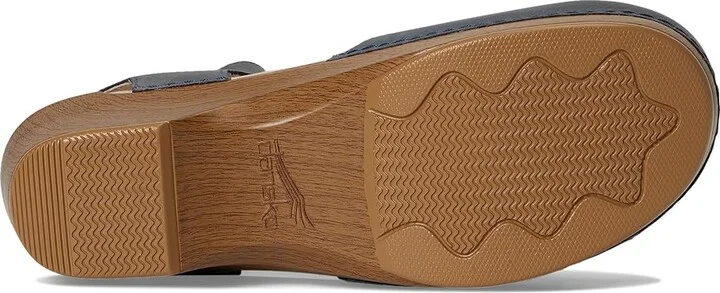 Dansko Sam Women's 1-2 inch heel Shoes Denim Burnished Nubuck : EU 36 (US Women's 5.5-6) Regular, Leather - Image 3